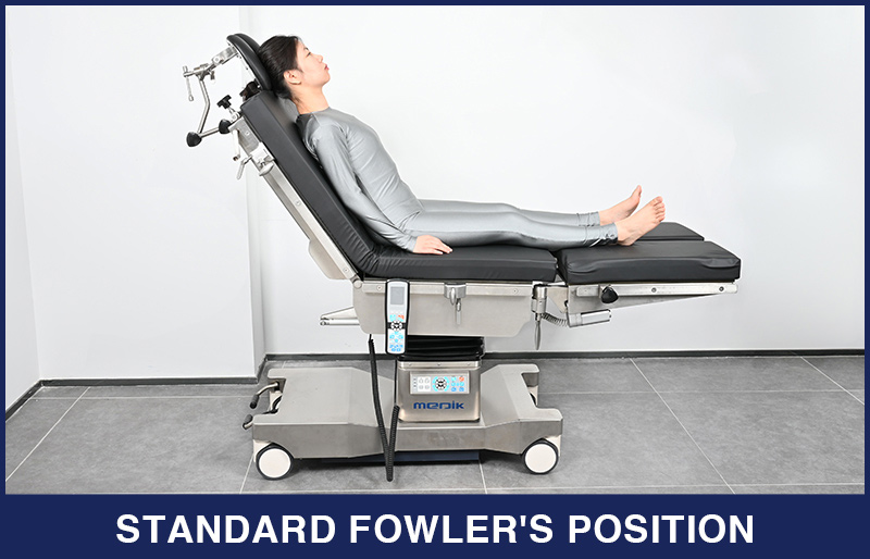 Patient Positioning Guidelines Fowler's Position