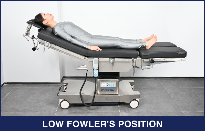 Patient Positioning Guidelines Fowler's Position