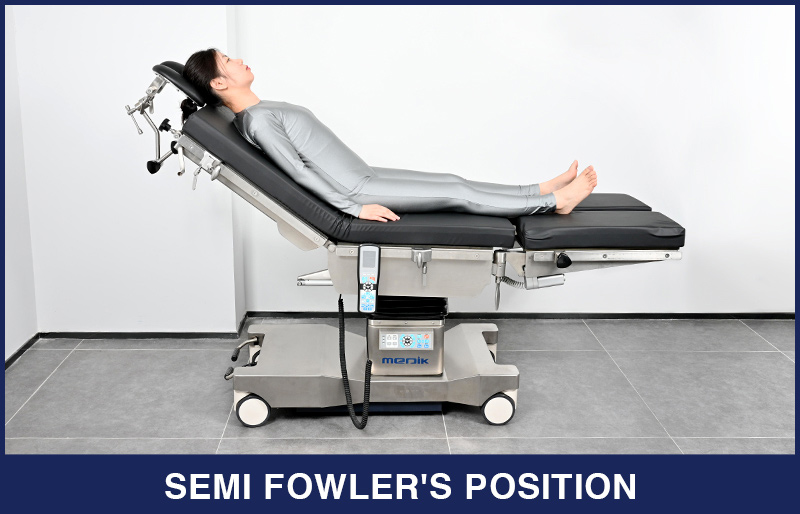 Patient Positioning Guidelines Fowler's Position