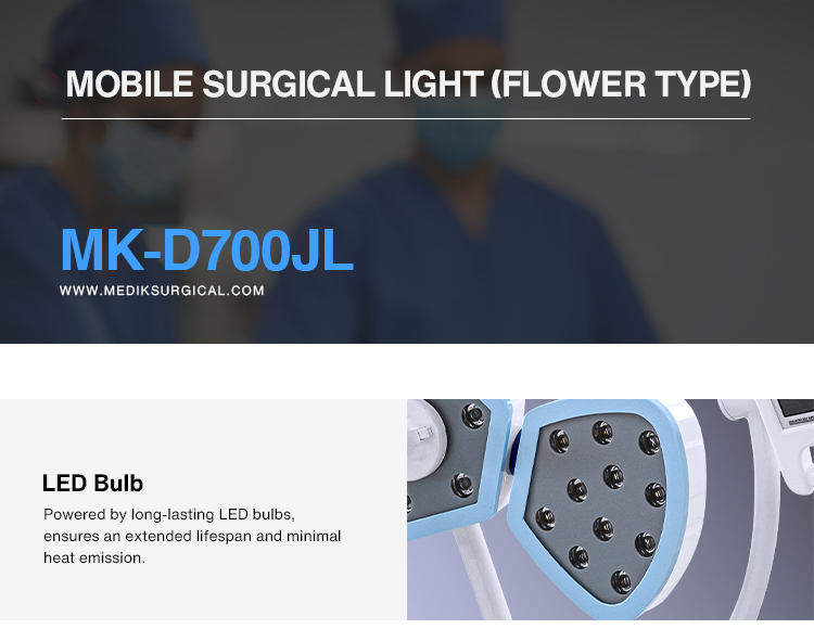 MK-D700JL Floorstanding LED Surgical Shadowless Lamp