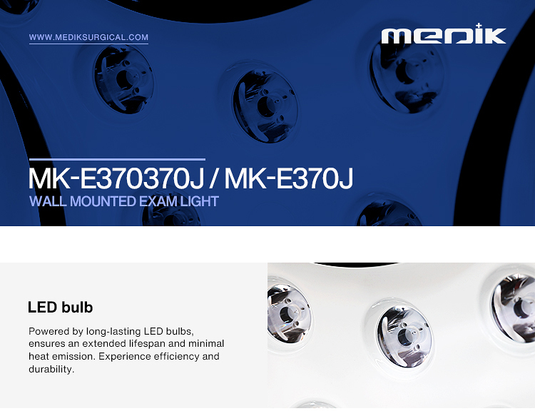 MK-E370J Wall Mounted Medical Examination Light