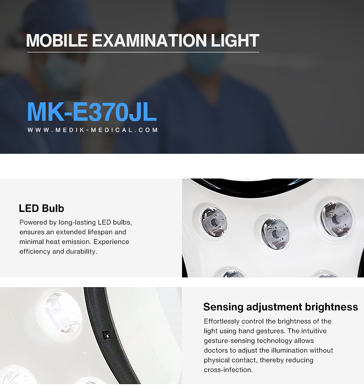 MK-E370JL Floor Stand LED Surgical Exam Light