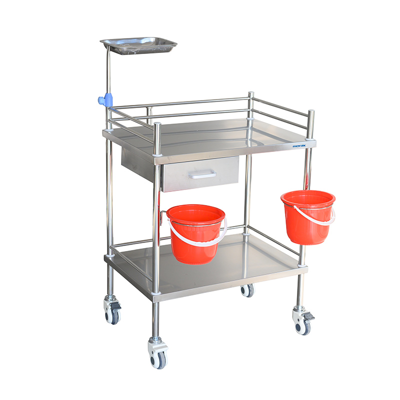 MK-S07A Stainless Steel Intrument Trolley For Operating Room