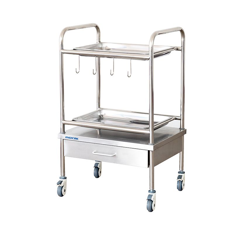 MK-S46 Stainless Steel Medical Instrument Trolley
