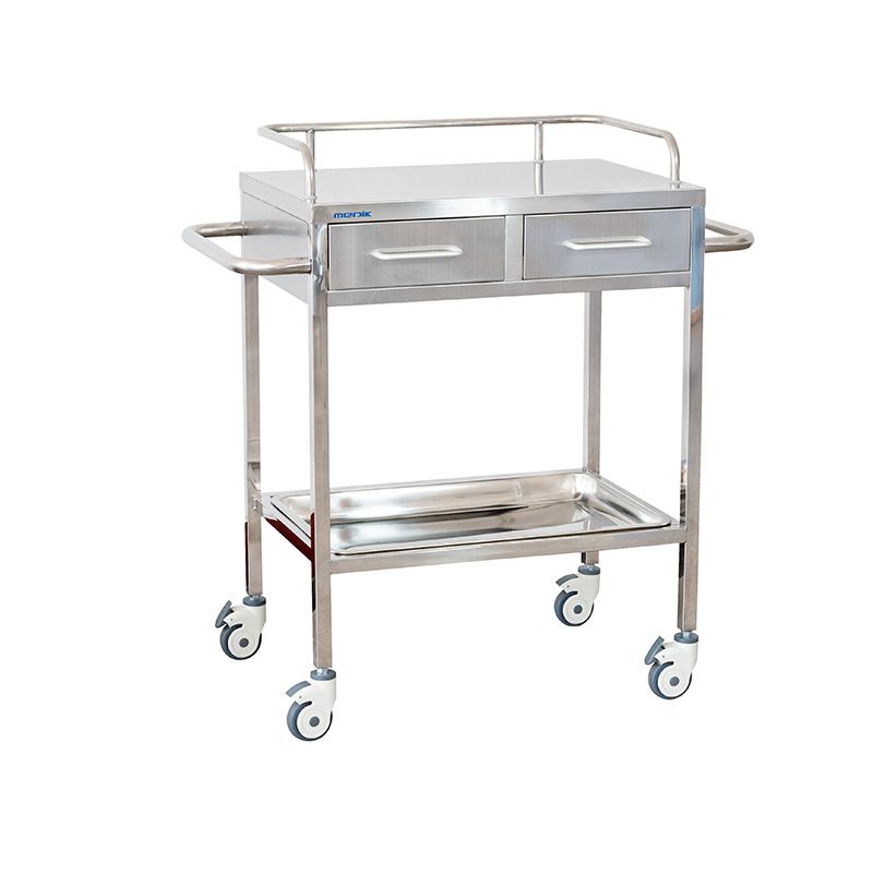 MK-S48 Stainless Steel Hospital Instrument Trolley