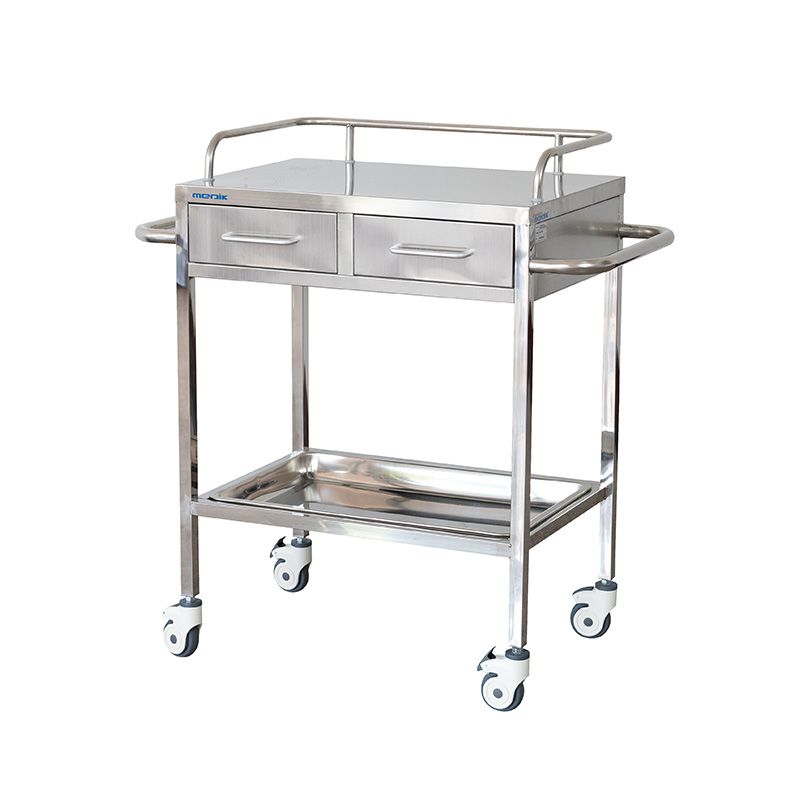 MK-S48 Stainless Steel Hospital Instrument Trolley