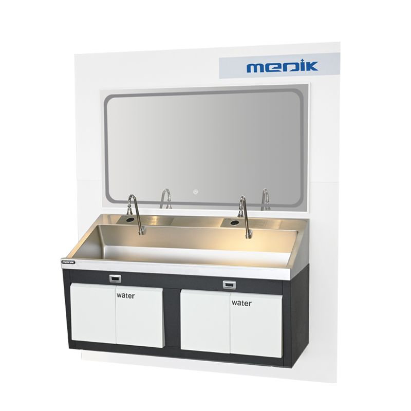 YA-SR2E Wall-mounted Double Station Scrub Sink
