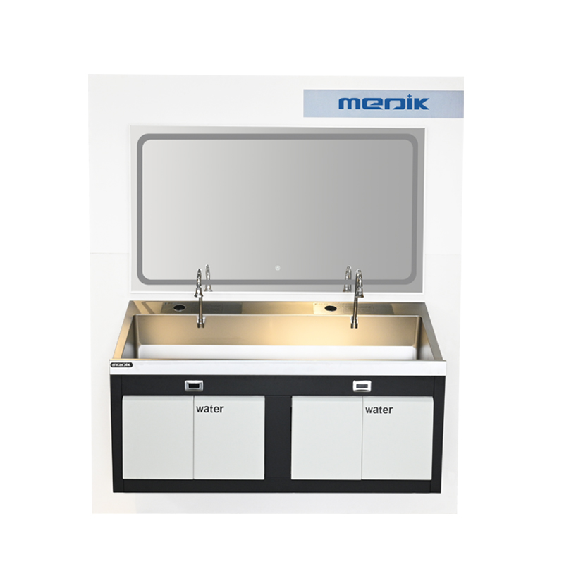 YA-SR2E Wall-mounted Double Station Scrub Sink