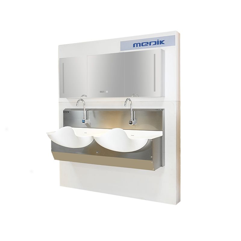 YA-SR2C Wall-Mounted Double Station Wash Sink