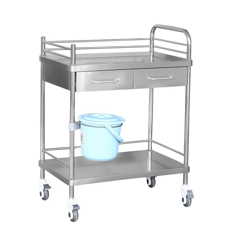 MK-S08D Stainless Steel Nursing Dressing Trolley For Medical Use