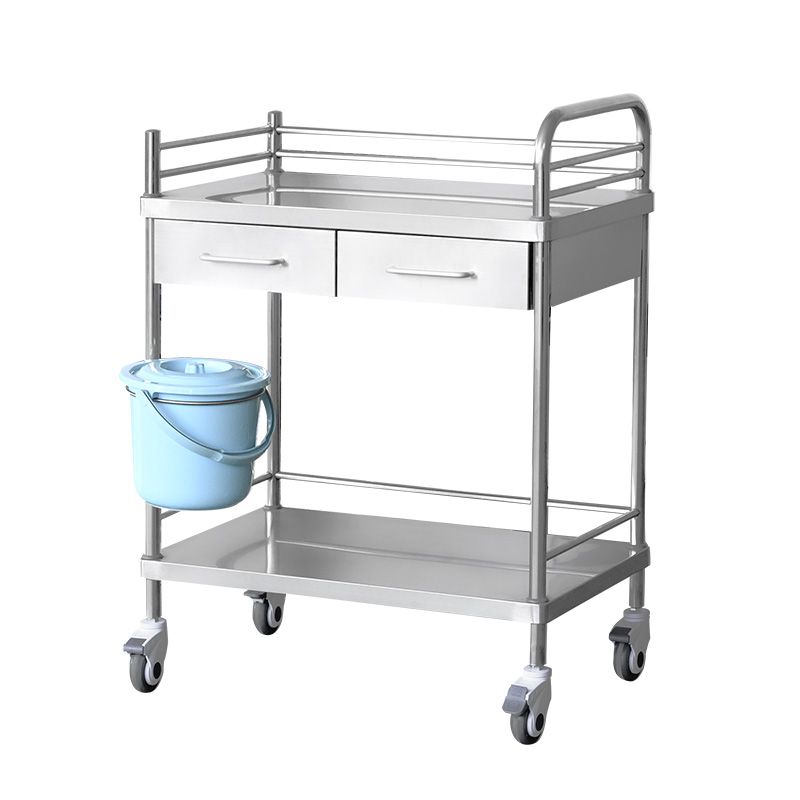 MK-S08D Stainless Steel Nursing Dressing Trolley For Medical Use
