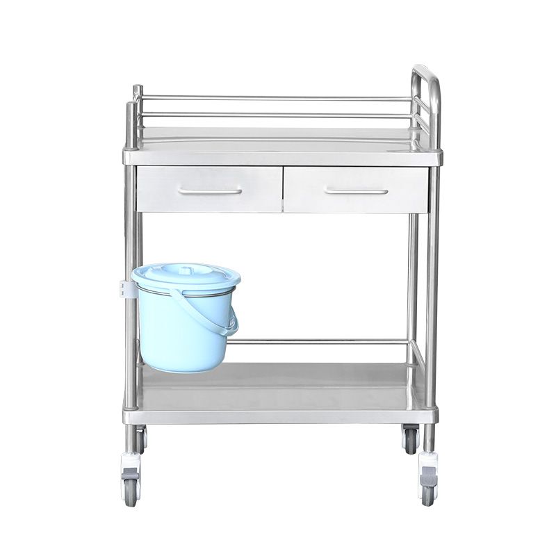 MK-S08D Stainless Steel Nursing Dressing Trolley For Medical Use