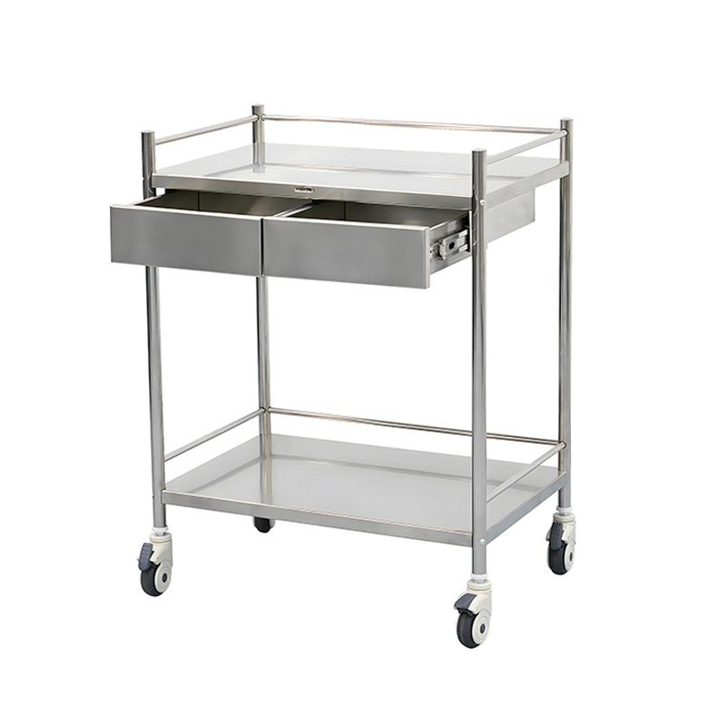 MK-S08B Stainless Steel Trolley with Wheels​
