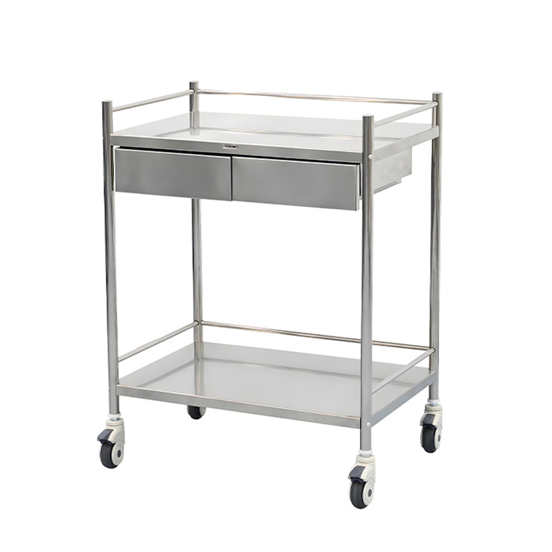 MK-S08B Stainless Steel Trolley with Wheels​